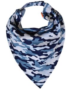 Bavoir Bandana CAMOUFLAGE BLEU