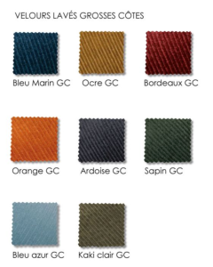 TOIL'POCH VELOURS CÔTELÉ